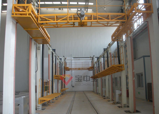 calidad Plataforma de funcionamiento de elevación para la cabina de espray de la industria del sitio del espray de la pintura del tren fábrica