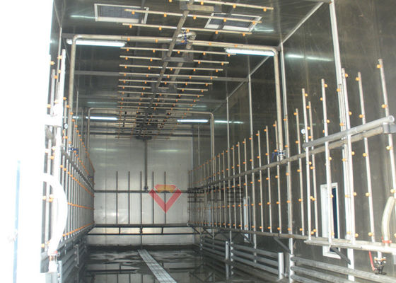 calidad Cabina de la prueba de agua para la inspección modificada para requisitos particulares vehículo de la salida del diseño fábrica
