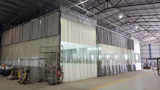 calidad la estación de la preparación de la cortina del pvc galvanizó el producto militar de la pintura blanca del color de la hoja de acero fábrica