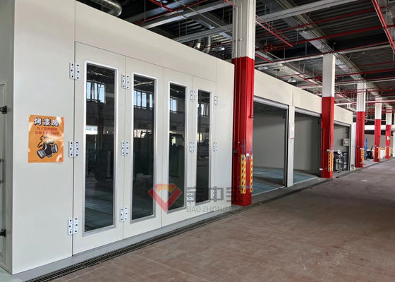 calidad Cadena de producción auto del pintado con pistola de la hoja de metal con control del PLC fábrica