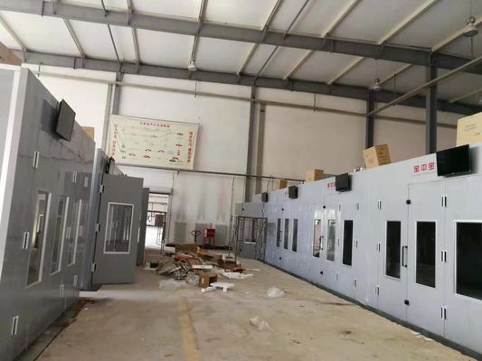 calidad Cabina de pintura profesional para entrenamiento de pintura de automóviles en la escuela de reparación fábrica