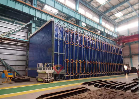 calidad Cabina telescópica de la pintura de la estructura de acero de los equipos de la pintura del PVC fábrica