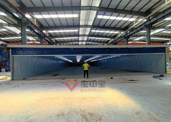 calidad Cabina de espray telescópica de la maquinaria pesada de la cabina retractable profesional de la pintura fábrica