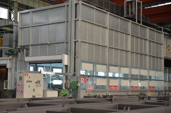 calidad Cabina de pintura de fabricación de metal con demostración de ventana de vidrio de sitio de estructura de acero fuerte fábrica