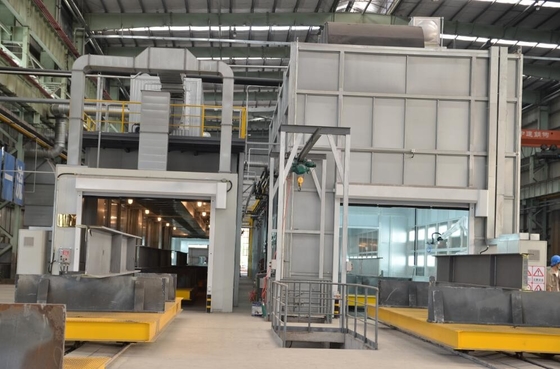 Cabina de pulverización de fabricación de metal con sistema de control inteligente Horno de cocción