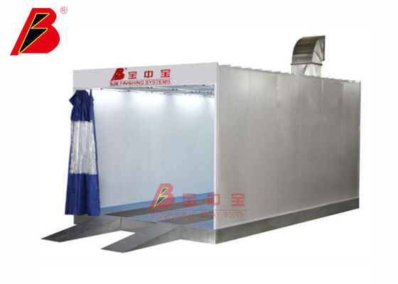 calidad Cabinas que enarenan que pulen la estación de la preparación de la pintura de la cortina 6kw del PVC fábrica