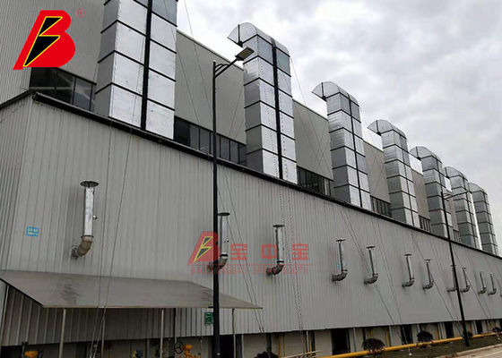 calidad El lado agota la cabina de acero del polvo de la pintura de 10 micrones fábrica