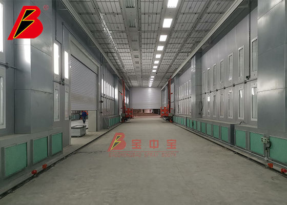 calidad cabina industrial electrostática de la pintura de espray 10um por el sistema de control elegante fábrica