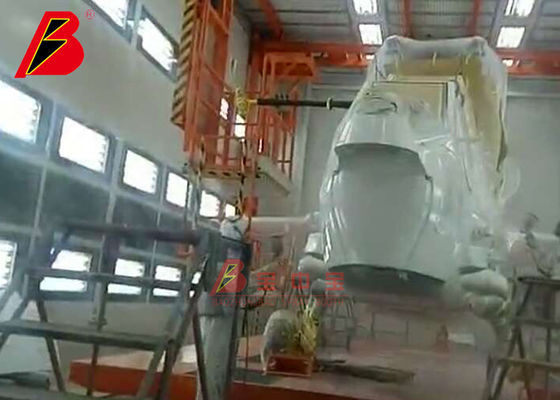 Cabina de la pintura a pistola del avión del TUV del CE con el sitio que cuece