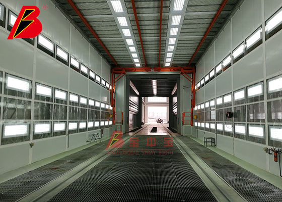calidad Cabina de espray industrial grande del equipo 50um con el sistema elegante fábrica