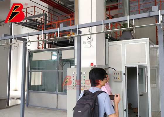 Inmersión de la cabina de espray automática de la cortina de agua del tratamiento previo