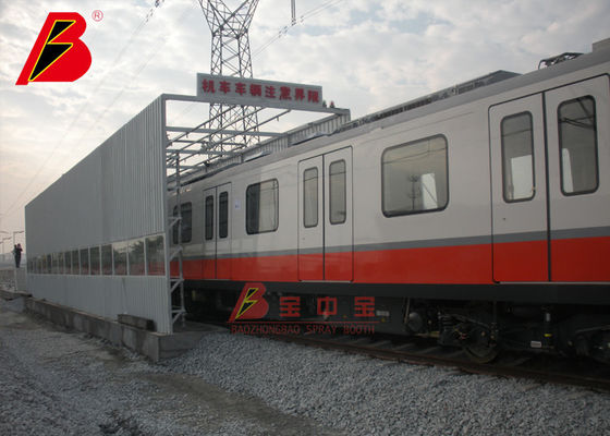 calidad Sitio de prueba de agua IP65 del vehículo 6900m m del tren para la prueba de aislamiento del agua auto fábrica