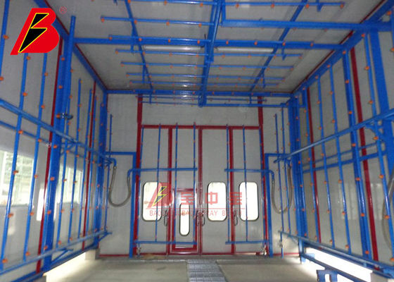 calidad Agua del camión del autobús del TUV BZB del CE que llueve la cadena de producción de la cabina de la inspección fábrica