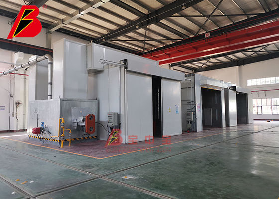calidad Cadena de producción continua de la pintura a pistola del TUV 60um para las puertas eléctricas del resbalón fábrica