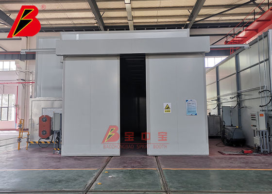 calidad Cabinas automotrices industriales grandes grandes de la pintura 10um de la refrigeración por aire fábrica