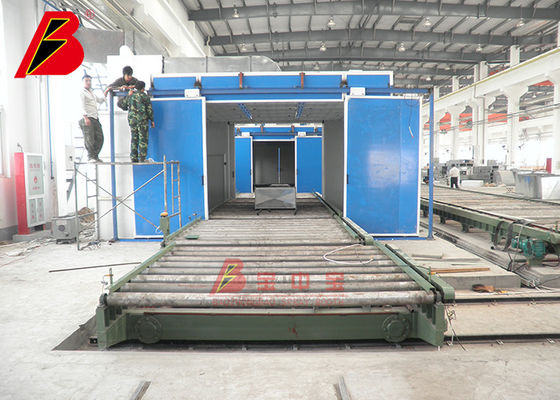 calidad Línea de pintura proyecto para el proveedor de China de la cabina de espray del transporte de la carretilla de la cuchilla del viento fábrica
