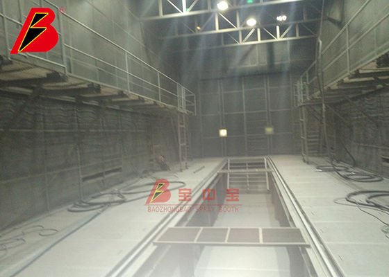 calidad Cabina automática de la voladura de arena del tiro de la industria de la marca de BZB fábrica