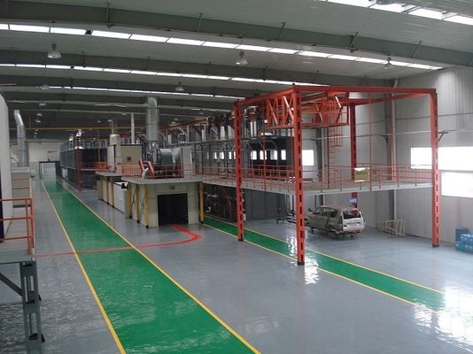 calidad Electroforesis elegante del tránsito del TUV línea de pintura del coche de 40 micrones fábrica