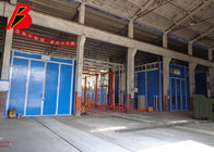 Sitio de pintura de la industria de BZB con transporte de la carretilla del piso