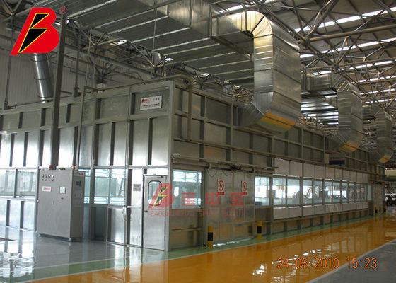 calidad Sitio de la pintura de la pared de la estructura de Metel para la cadena de producción de pintura de Customied proyecto en Changchun FAW fábrica