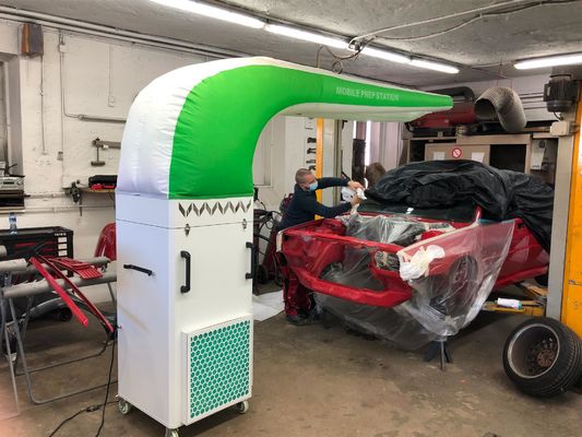 calidad Gabinete de pintura movible del coche del equipo del gabinete polaco portátil de la preparación fábrica