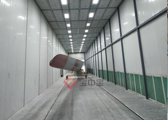 Cabina de rociadura del extractor del lado del sitio de la pintura de la torre del viento para la cabina grande de la pintura de la cuchilla de la energía eólica