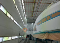 Las cabinas de la pintura del yate rocían el acabamiento de la cabina para los barcos Customied abajo de la cabina de espray del buque del proyecto