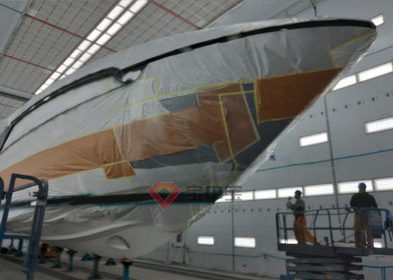 Las cabinas de la pintura del yate rocían el acabamiento de la cabina para los barcos Customied abajo de la cabina de espray del buque del proyecto