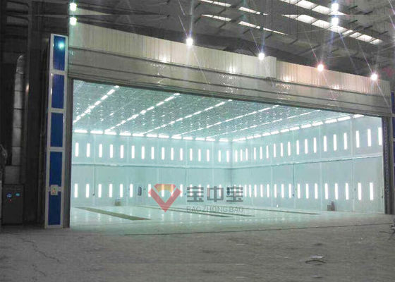 calidad 10M Wide Big Door para el sitio plano de la pintura de la cabina de espray para los aviones fábrica