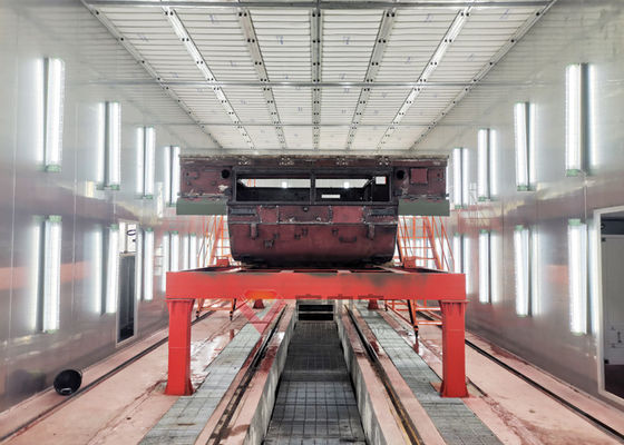 calidad Línea pesada militar de la cabina de la pintura de la máquina de la cabina de espray del producto del sitio de la pintura del tanque fábrica