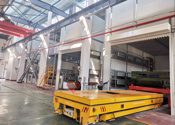 calidad Equipos de transporte para la línea de pintura militar del tanque con el sitio eléctrico de la pintura de la industria de la carretilla fábrica