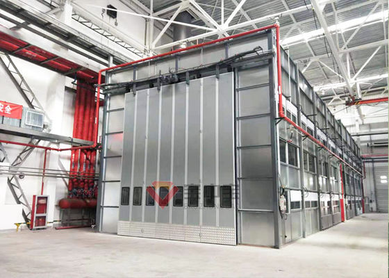 Cabinas industriales grandes de la pintura con el sitio de pintura de la Hombre-elevación para la capa de la maquinaria pesada