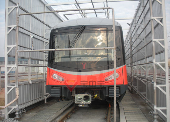 calidad Línea de la prueba de ducha del tren 42KW del sitio para los coches de los autobuses fábrica