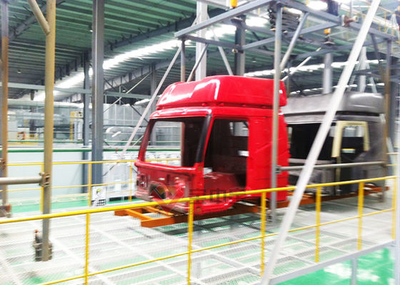 calidad Equipos de capa de la pieza de automóvil de Front Cabinet Painting Production Line del coche fábrica
