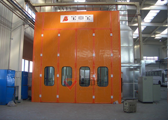 Cabina de espray ventilada proyecto lateral del aire con la impulsión a través de puertas