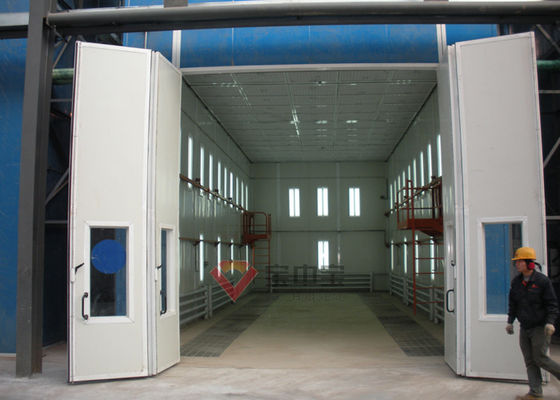 Fan 1000 de la luz pilota de Lux Bus Spray Booth With en cabina superior de la pintura del camión