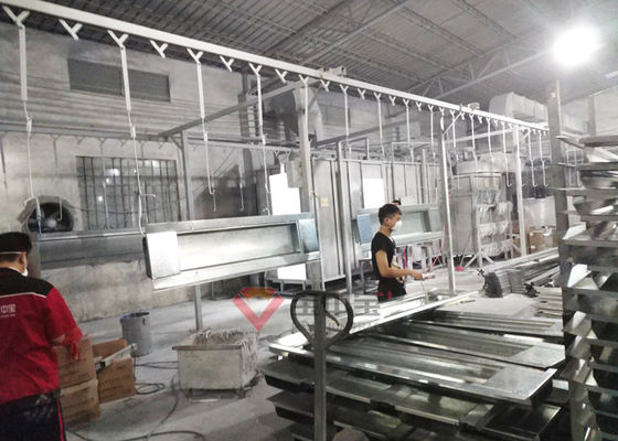 calidad Línea de capa automática del polvo de metal para el alto sitio que cuece de Temperurer fábrica
