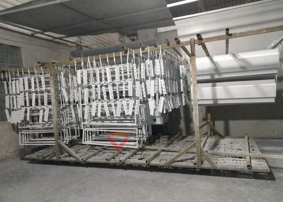 calidad Carretilla para la hornada de la pieza de metal en la línea de capa del polvo energía de la reserva para el sitio que cuece fábrica