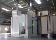Cadena de producción de capa del poder de aluminio del perfil sitio automático del sistema de la pintura