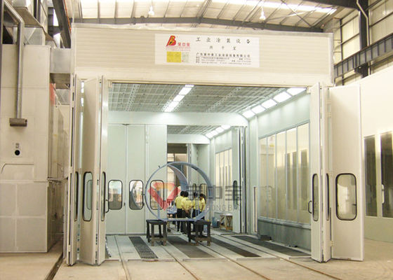 calidad La cabina de la pintura de la maquinaria pesada para la fábrica de la condición del aire proyecta la línea de capa profesional fábrica