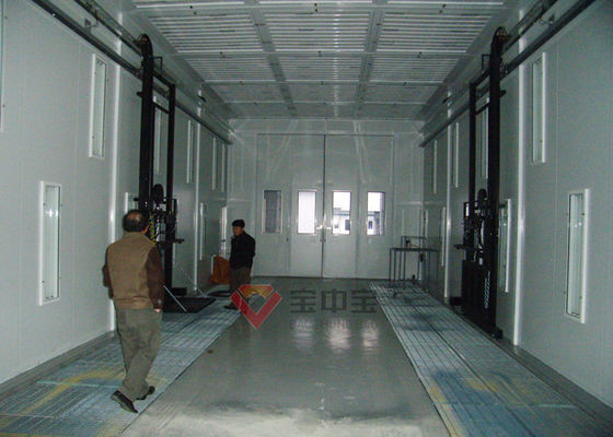 calidad Impulsión componente de la cabina de la pintura de la condición del aire en la línea de capa cabina de la pintura de la maquinaria pesada fábrica