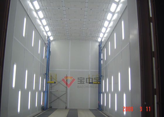calidad Cabina grande de la pintura con la cabina de elevación de la pintura de la maquinaria pesada de Customied de la plataforma de funcionamiento fábrica