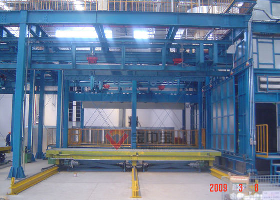 calidad Sistema de transporte automático para la cabina de la pintura de la maquinaria pesada fábrica
