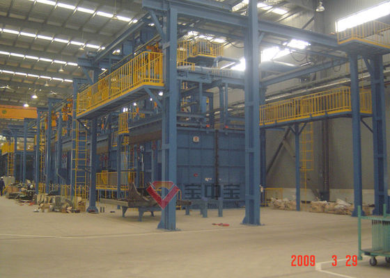 calidad Cabina de la pintura de la maquinaria pesada con la línea de pintura automática del sistema Industral de la cadena de la entrega fábrica