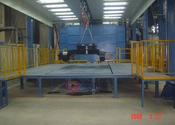 calidad La línea automática de la pintura a pistola para la cabina de la pintura de la maquinaria pesada continúa la línea de transporte fábrica