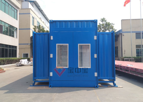 calidad Contaner rocía el sitio abierto de rociadura de pintura de la pintura de la manija del sitio del mueble del sitio de Customied de la cabina fábrica