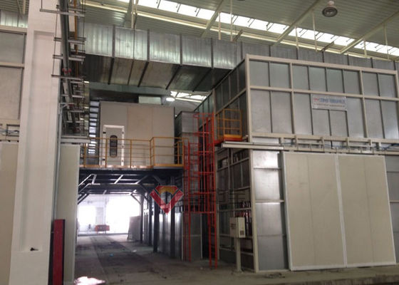 Cabina de espray del autobús de la marca de BZB con la línea de pintura fuerte de la cabina de espray del sitio de cuerpo de acero