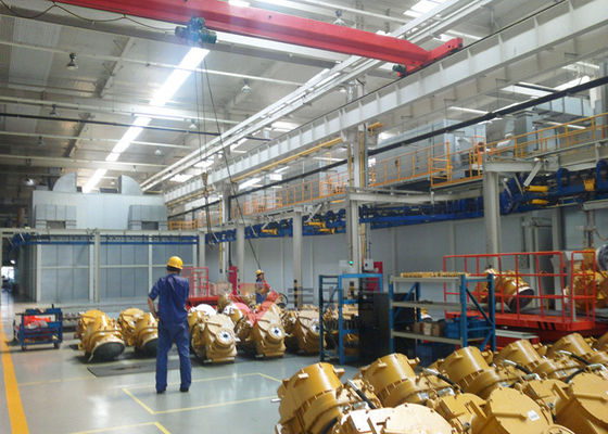 calidad Cadena de producción de pintura grande para el vehículo de la construcción de la cabina de espray de XCMG fábrica