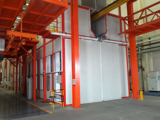 calidad La cabina de la pintura de la maquinaria pesada para los equipos del grupo de Yuanda rocía el top de la cabina se abre fábrica