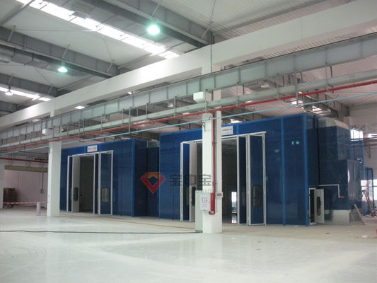 Cabina de pintura masiva industrial de la pintura del sitio del vehículo del automóvil del camión del autobús